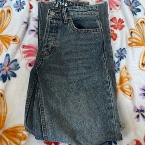 Vanilla star wide leg jeans